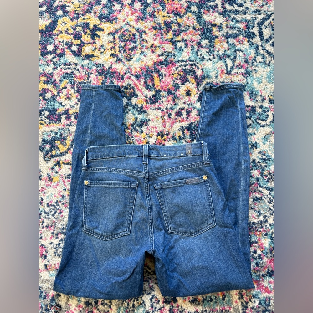 Size 24 Seven for all mankind ankle skinny jean